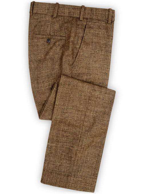 Vintage Glasgow Brown Tweed Pants MakeYourOwnJeans® Made To Measure