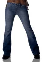 Classic 12oz Scrape Wash Denim Jeans - Darker Stretch