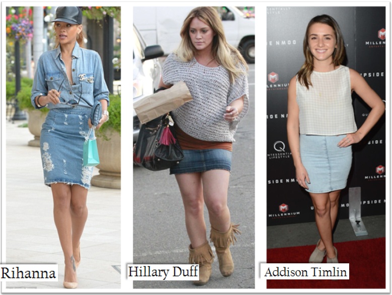 REVISITING DENIM SKIRTS
