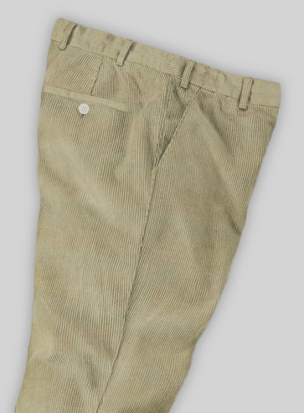 Fawn Corduroy Trousers - 8 Wales