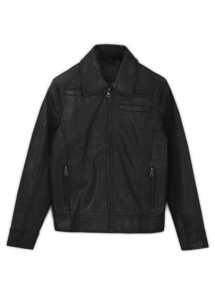 Shiny Cocktail Black Joseph Gordon Looper Leather Jacket