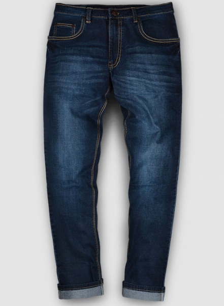 Titus Blue Indigo Wash Whisker Stretch Jeans