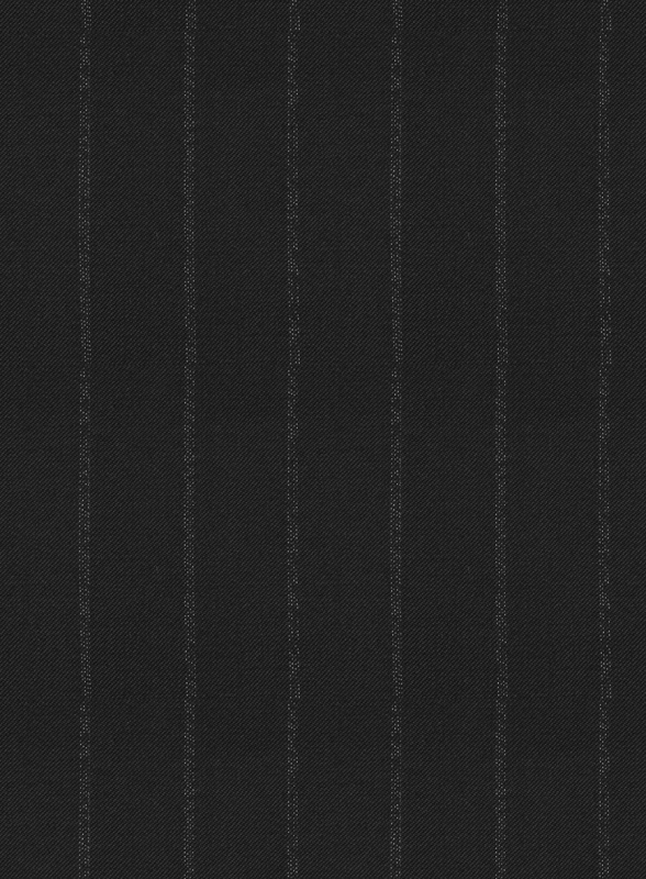 Reda Black Stripes Wool Jacket