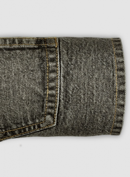 Kato Black Stretch Blast Wash Jeans