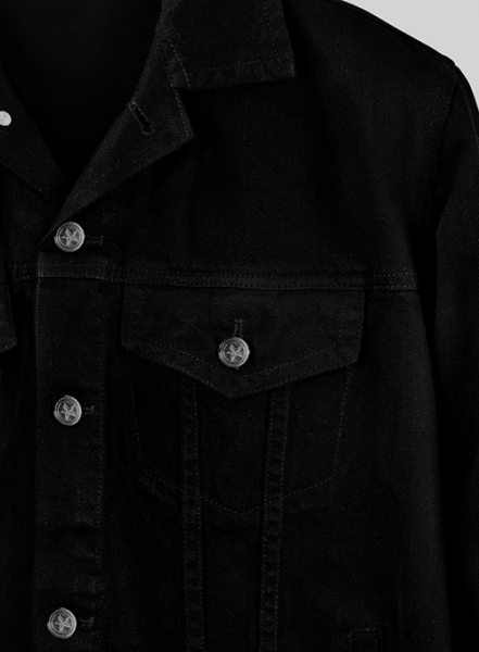 Classic Western Black Denim Jacket