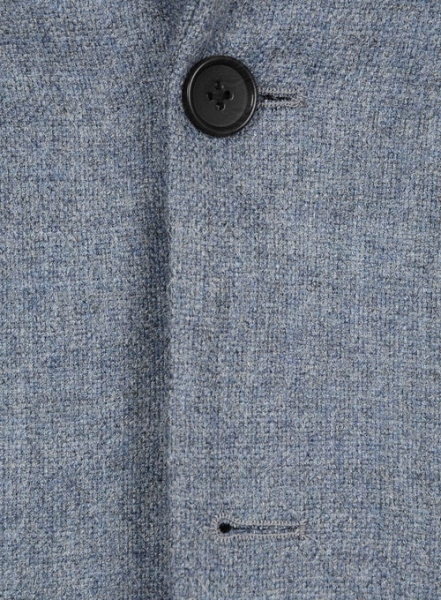 Vintage Rope Weave Spring Blue Tweed Suit - Special Offer