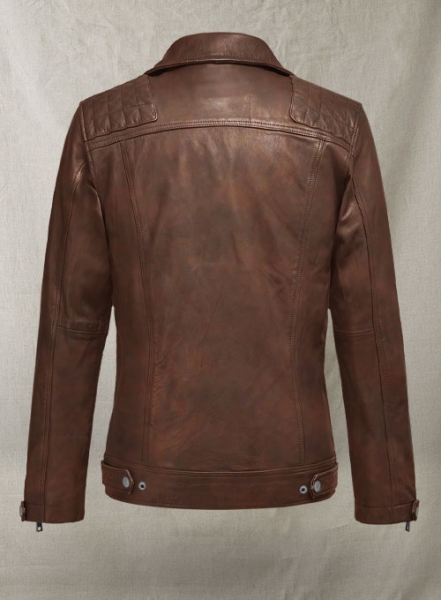 Ironwood Spanish Brown Biker Leather Jacket