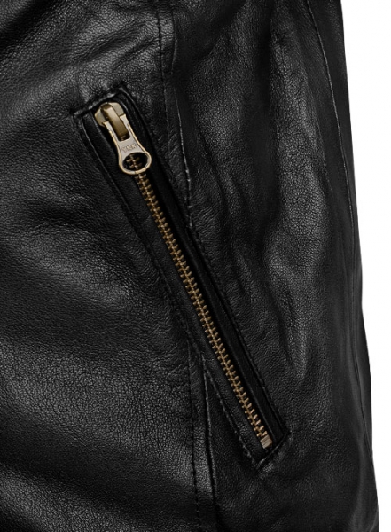 Black Leather Jacket # 126