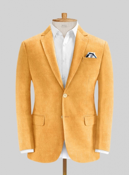Naples Yellow Corduroy Suit