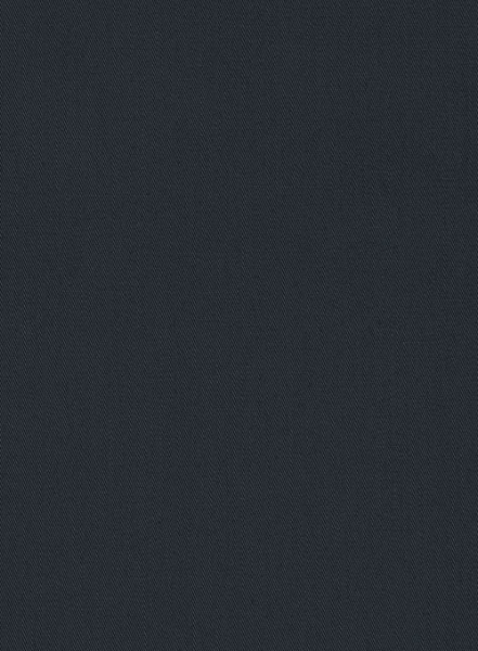 Dark Navy Stretch Twill Shirt - Half Sleeves