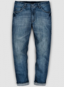 Jones Blue Stone Wash Whisker Jeans