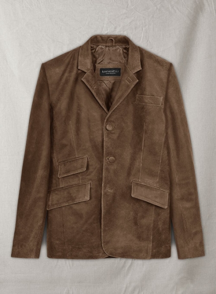 Quaint Leather Blazer