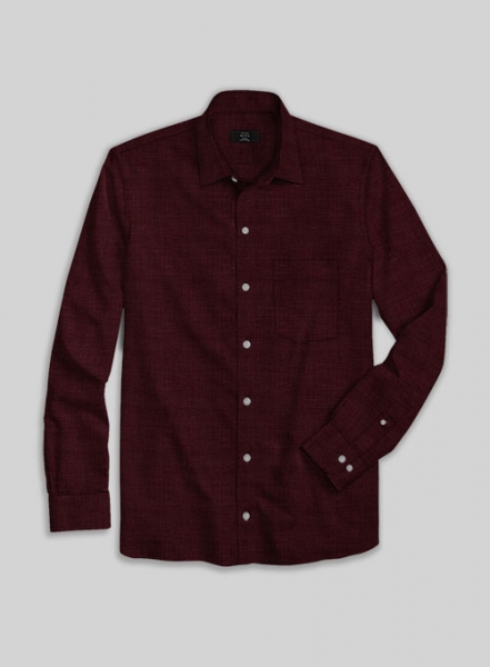 Filafil Poplene Burgundy Shirt