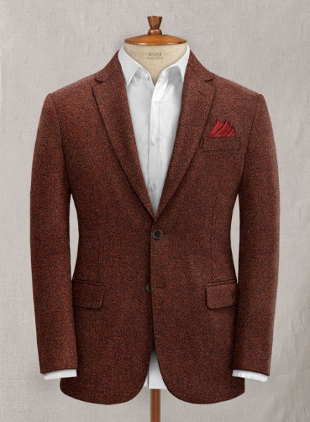 Harris Tweed Augustus Wine Jacket
