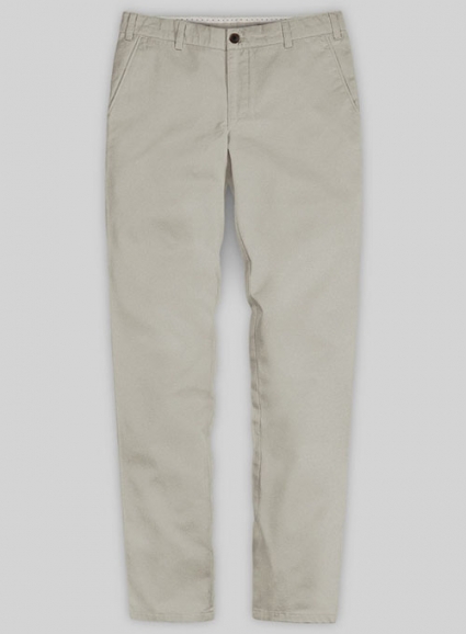 Slate Green Stretch Chino Jeans