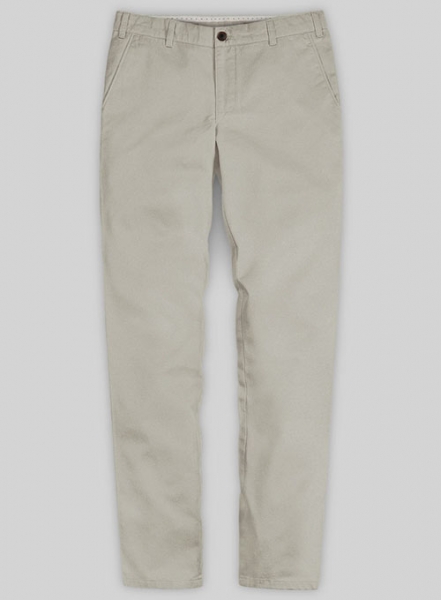 Slate Green Stretch Chino Jeans