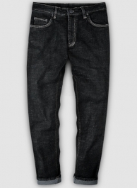 Texas Black Hard Wash Stretch Jeans - Look #638