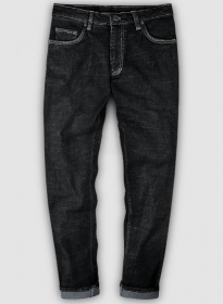 Texas Black Hard Wash Stretch Jeans - Look #638