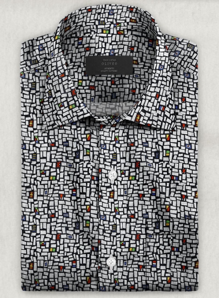 Italian Linen Natip Shirt - Half Sleeves
