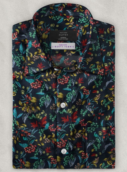 Liberty Lekeu Cotton Shirt - Half Sleeves
