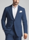 Azure Blue Linen Jacket