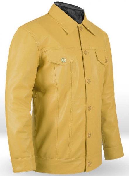 Yellow Transformers 4 Mark Wahlberg Leather Jacket