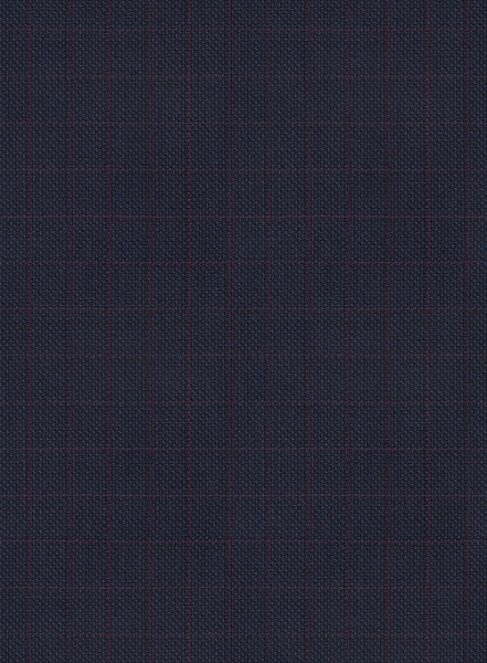 Napolean Nailhead Box Blue Wool Pants