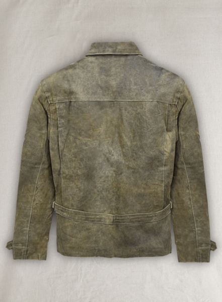 Vintage Ital Olive Daniel Skyfall Leather Jacket - XS Regular
