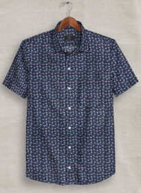 Italian Horse Cotton Shirt - Half Sleeves