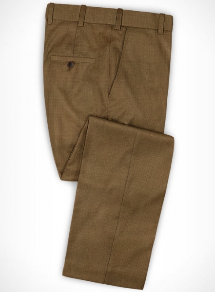 Caramel Brown Wool Suit
