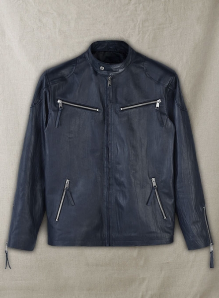 Rover Blue Leather Jacket #907