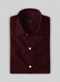 Filafil Poplene Burgundy Shirt