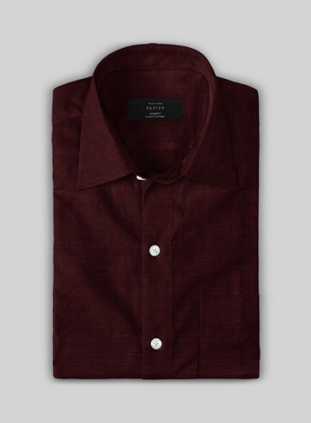 Filafil Poplene Burgundy Shirt