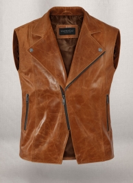 Leather Biker Vest # 311 Leather Biker Vest # 311