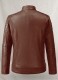 Firefly Moto Tan Biker Leather Jacket