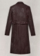 Eiza Gonzalez Leather Trench Coat