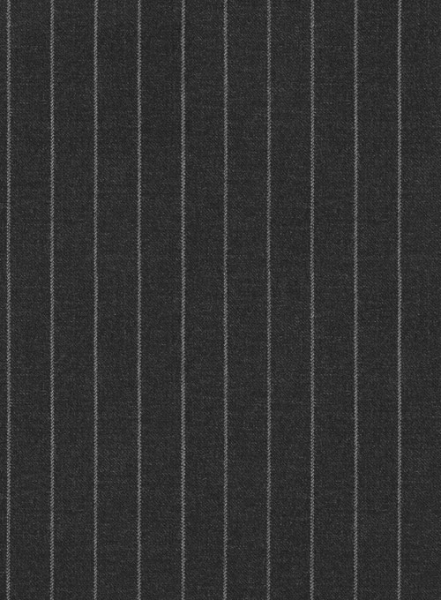 Reda Stripe Black Pure Wool Jacket