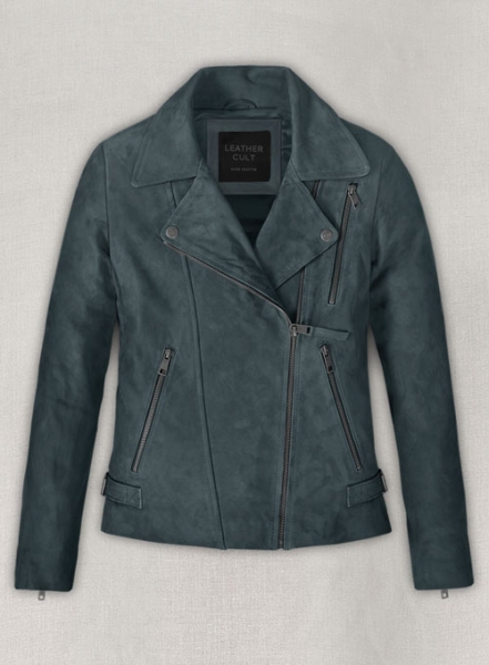 Blue Suede Vanessa Hudgens Leather Jacket #3