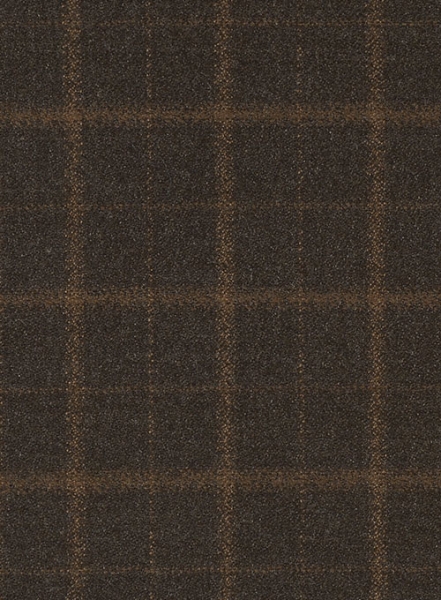 Pisa Brown Feather Tweed Pants