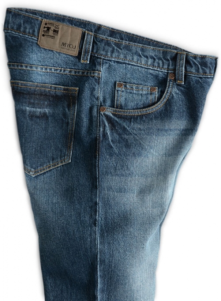 Sterling Blue Indigo Wash Whisker Jeans