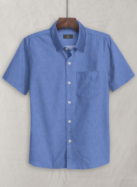 Royal Blue Luxury Twill Shirt- Half Sleeves