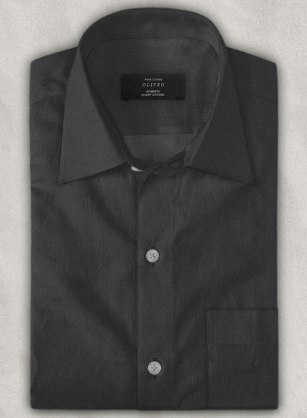 Carbon Luxury Twill Shirt - Half Sleeves