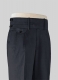 Blue Merino Double Gurkha Wool Trousers