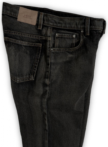 14.5 oz Black Vintage Wash Heavy Denim Jeans, MakeYourOwnJeans® 14.5 oz Black Vintage Wash Heavy Denim Jeans, MakeYourOwnJeans®