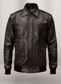 Dark Brown Sylvester Paradise Alley Leather Jacket