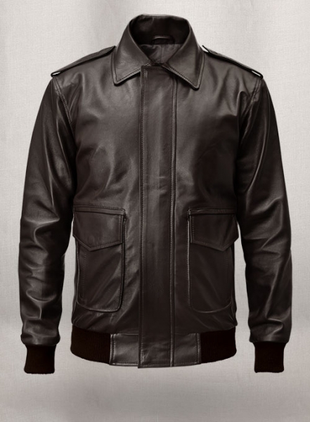 Dark Brown Sylvester Paradise Alley Leather Jacket