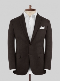 Napolean Brown Birdseye Wool Jacket