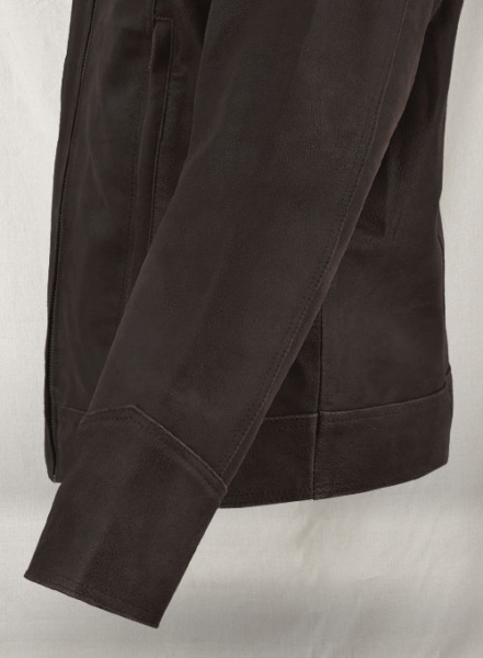 Vintage Brown Grain X Men Days of Future Past Leather Jacket