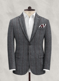 Harris Tweed Welsh Gray Jacket