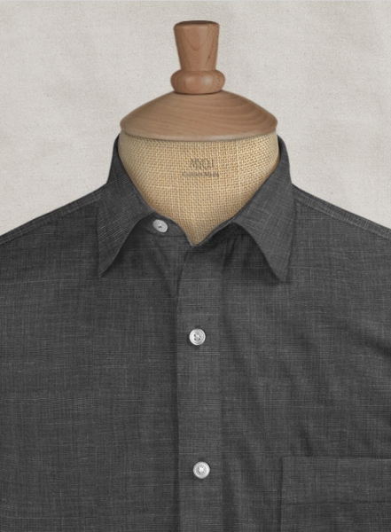 Filafil Poplene Gray Shirt - Half Sleeves